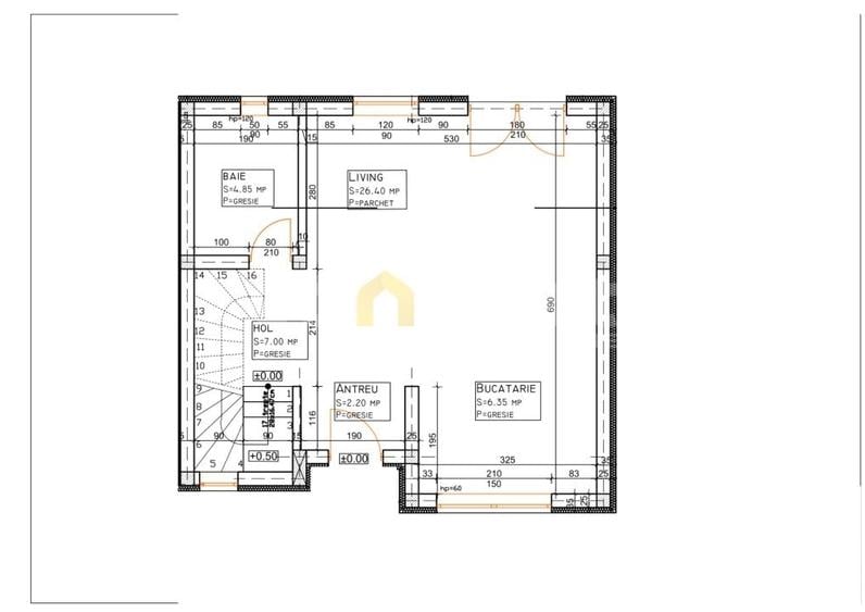 Casa duplex cu 3 dormitoare, 2 bai si curte privata, Floresti - 5