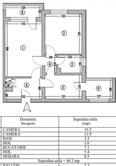 Apartament 2 camere zona Faleza Nord - 8