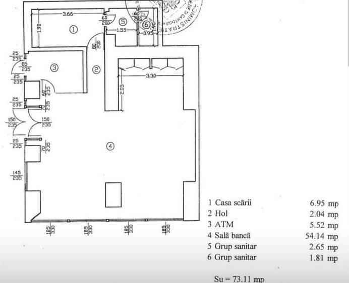 Zona Calea Victoriei - Ateneu S+P 154 mp trafic intens - 1