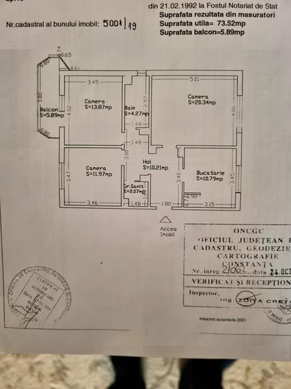 Tomis nord tav uri-  apartament 3 camere decomandat 80 mp - 14