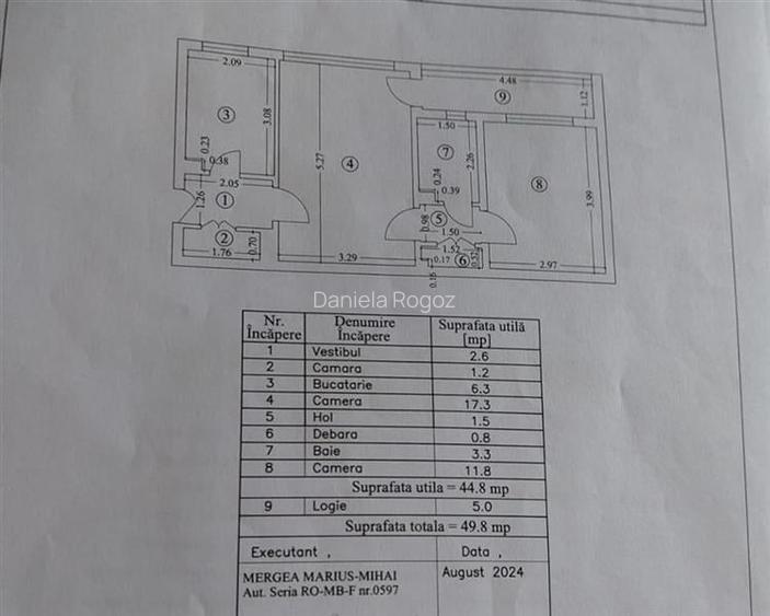 Apartament  2 camere Dristot Metrou