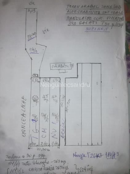 Proprietar vand teren casă Jud Galati/Vanatori/Odaia Manolache