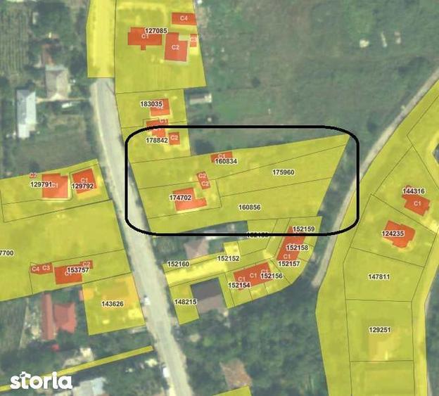 110 EURO/MP Teren de vanzare aprox. 3500MP Hanul Trei Sarmale - 1