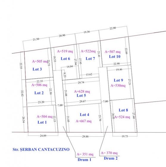 Snagov- Ciofliceni, loturi de casă între 504-670mp, Șerban Cantacuzino! - 2