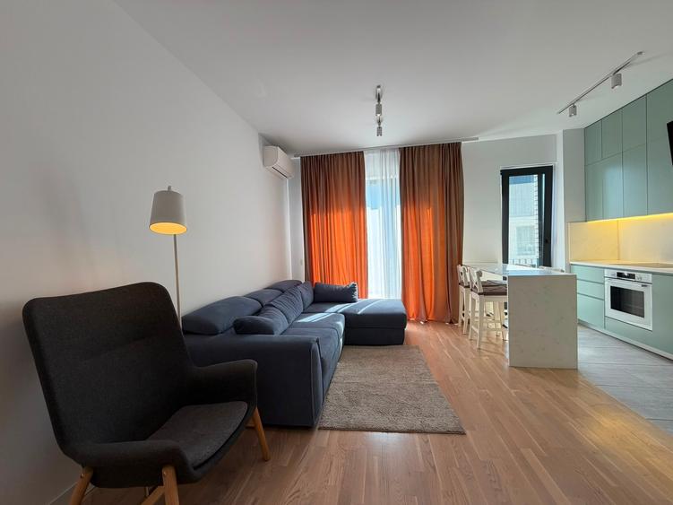 Apartament cu 2 camere semidecomandat în Pipera