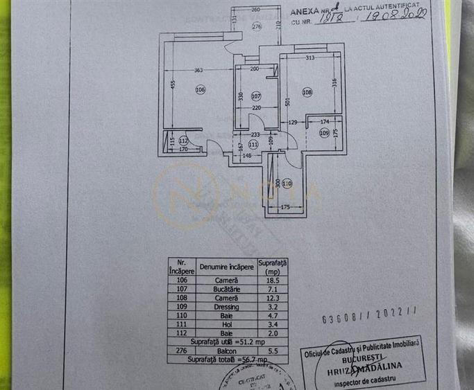 Apartament cu 2 camere semidecomandat, mobilat în Pipera