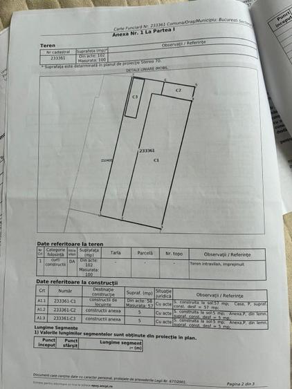 Casă individuală cu 3 camere cu Canalizare în Rahova