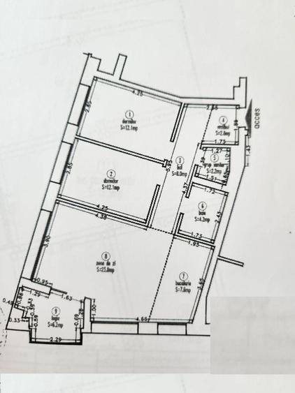 3 camere, mobilat, vedere panoramica, in zona Centrala - 17