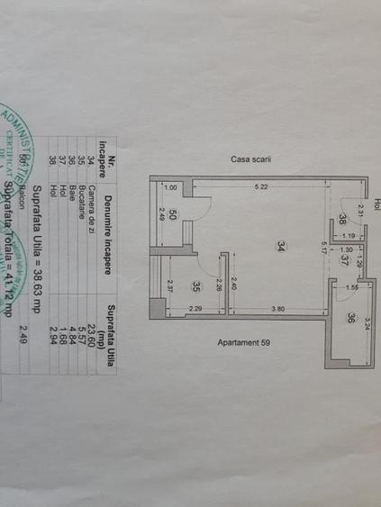 Garsoniera bloc nou lipit de Parc Tineretului. Centrala gaze. Direct proprietar. - 8