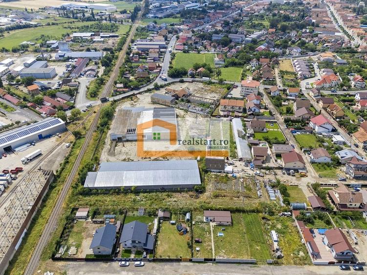 Codlea, depozite si teren 1,7 ha, 5600 mp cladiri, D 155 ml la DJ112A, acces E60 - 6