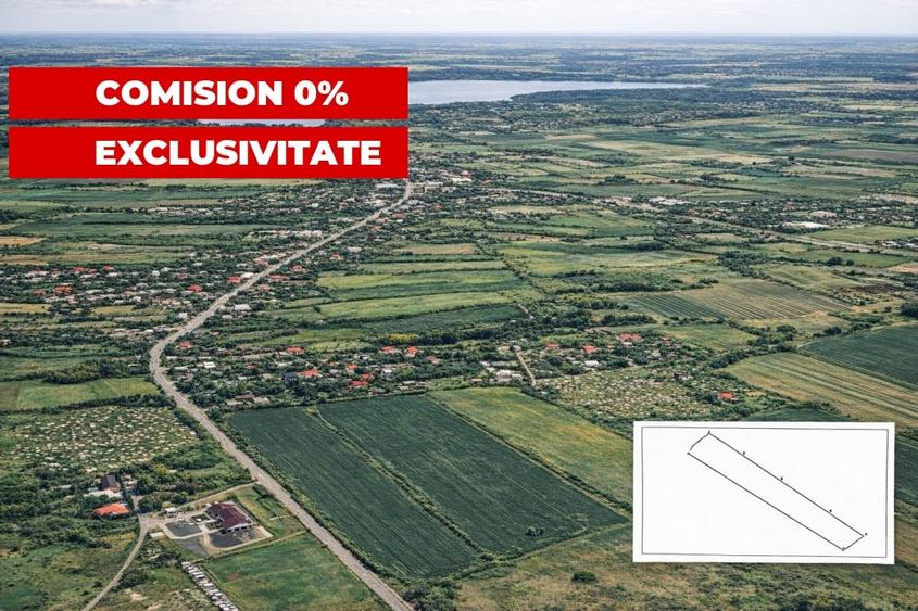 Teren pentru dezvoltare de 21800 mp cu front 58 m | Snagov - Gruiu | 0% - 5