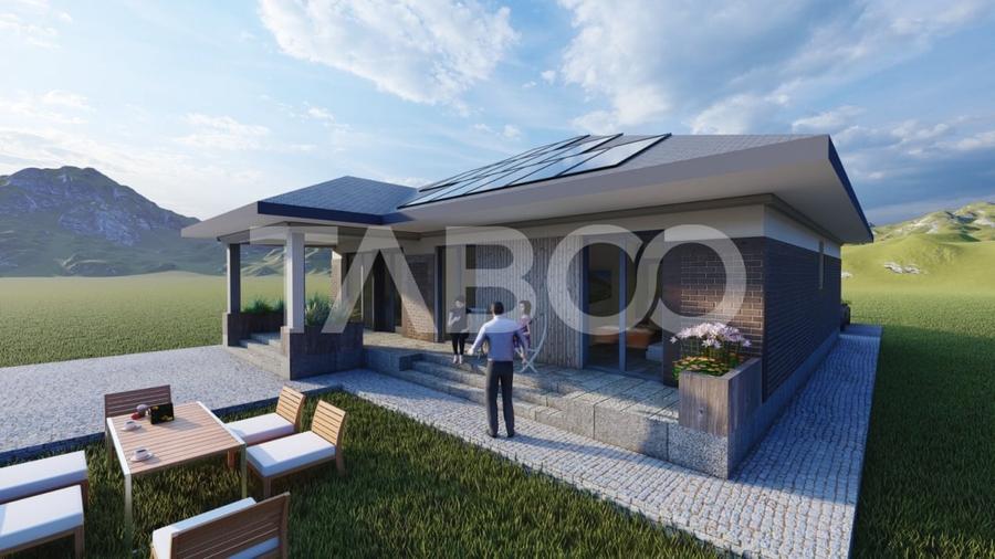 Casa deosebita de vanzare cu 3 camere Sura Mica Sibiu 500 mp teren - 3