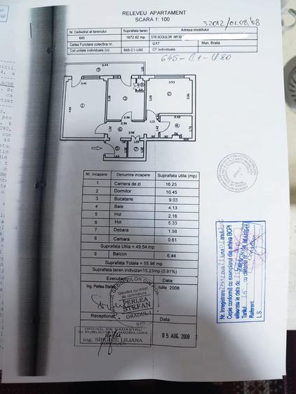 Apartament Decomandat 2 camere zona OBOR - 1