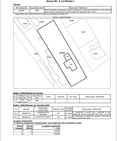 Super Teren intravilan 938 mp Chiajna- 15,5 mp/ 60 mp- ideal pentru investitie - 11