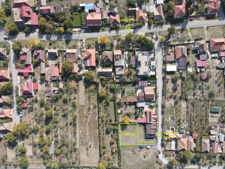 Teren de vânzare în vatra satului Urseni 500 mp Comision 0% - 2