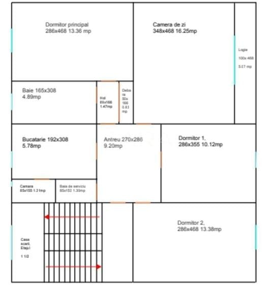 4 camere decomandate în Mănăștur – potențial excelent. - 1