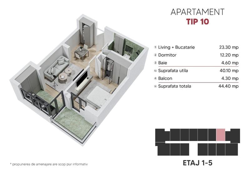 PROMOTIE!! Studio spatios, Metrou Berceni 15min, Parc - 6