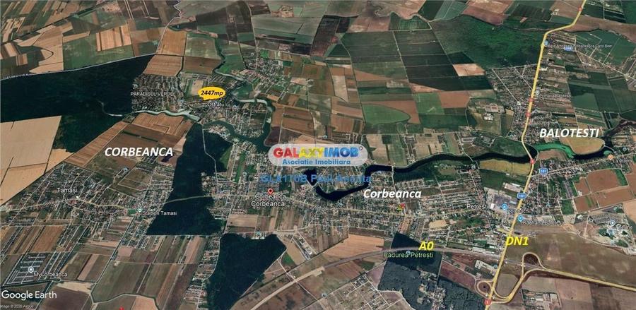 Teren 2447 mp Corbeanca str Intrarea Gagului sosea toate utilitatile - 6