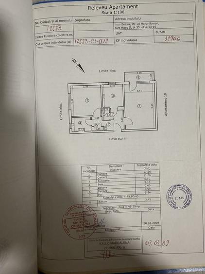 Apartament cu 2 camere decomandat în Marghiloman