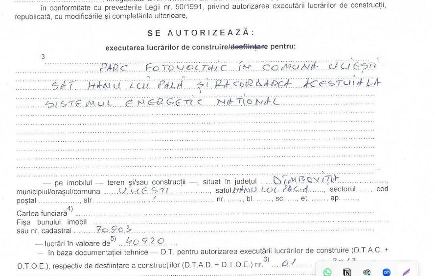 9,18 ha intravilan cu AC 6,6 MW fotovoltaic |Uliesti Dambovita |Oportu - 3