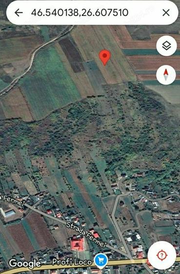 Teren de 3600 mp, în Ardeoani