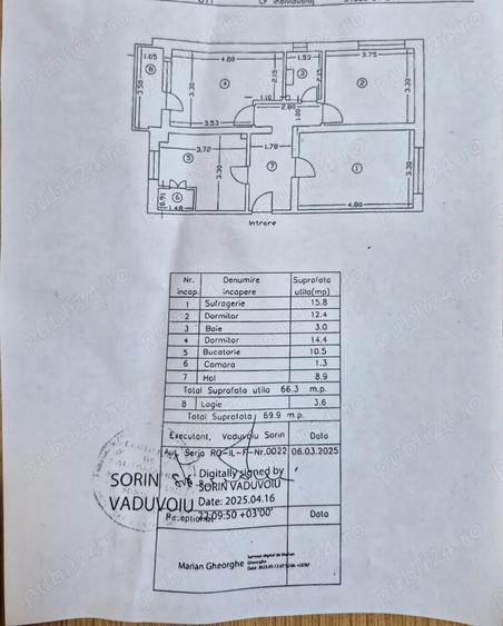 Apartament 3 camere decomandat - 2