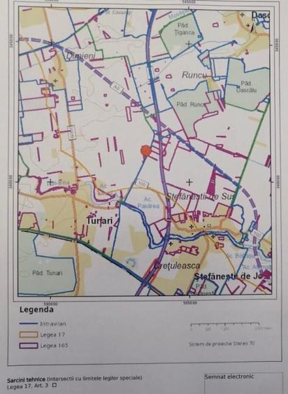 Teren intravilan cu potential! 11900 mp, DJ200, A0, A3, DJ 100, Tunari, IF - 6