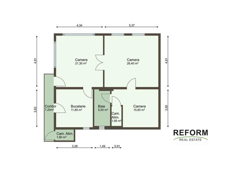 De vânzare – Apartament cu teren generos în cartierul Grigorescu, strada Donath - 17