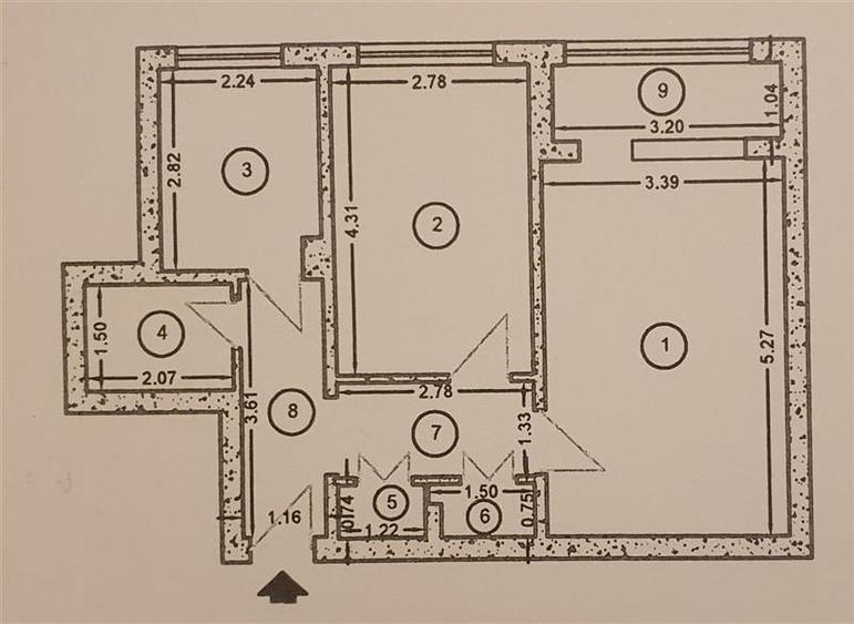 Apartament 2 camere decomandat, zona Titan - 6