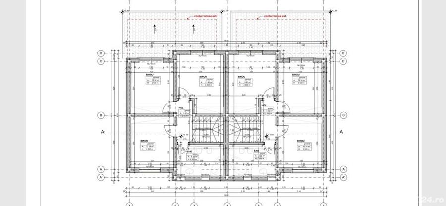 Duplex SAD P+E 5 cam, toate utilitatile, teren 400m, cartier Serena, Mosnita - 4