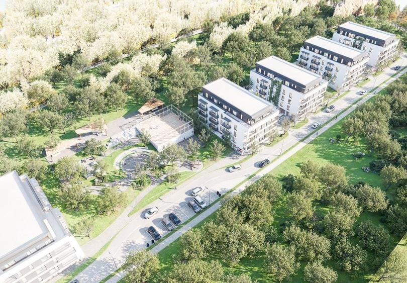 Apartament de 3 camere, 56 mp, ansamblu rezidential nou - 3