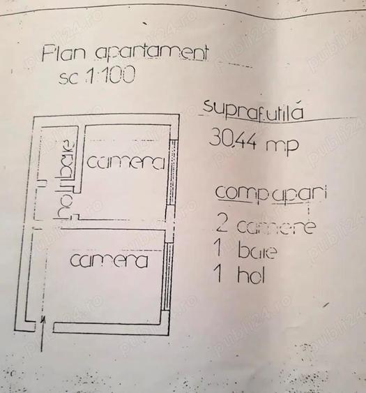 Vand APARTAMENT , zona centrala, langa carfur .pre? fix . - 1