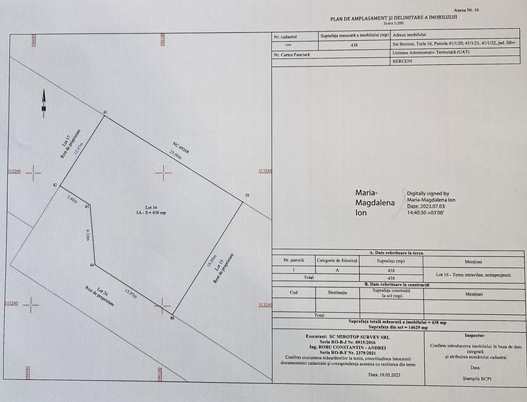 Terenuri intravilan comuna Berceni - 5