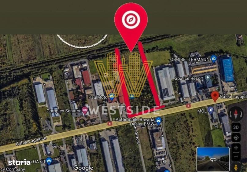 Teren intravilan de vanzare, Calea Lugojului - 1
