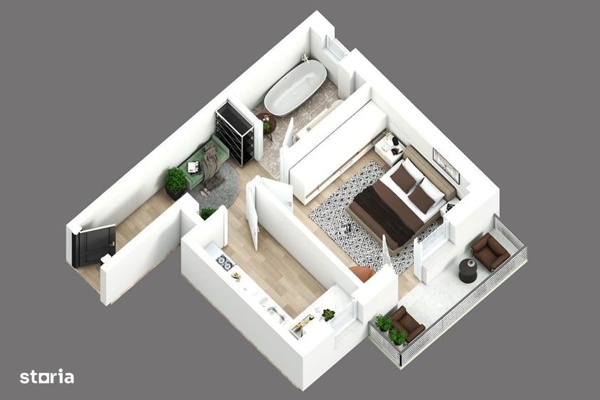 ASTORIA RESIDENCE 1 camera D 35m et.1 Lunca Cetatuii - 7