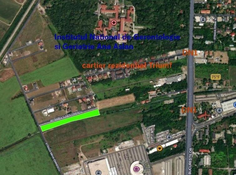 Teren intrav. 7500mp -11 loturi ,strict rezidentiala aproape de INST.Ana Aslan! - 3