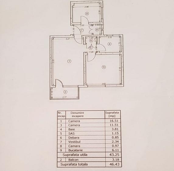 Apartament 2 camere Gara Obor - 1