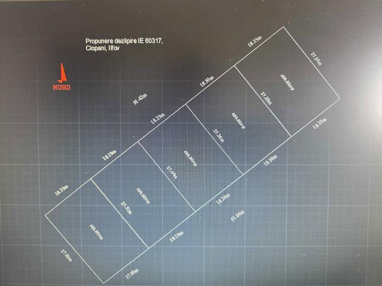 Teren 5 lot x 500 mp Ciolpani Izvorani-Intravilan construibil -- - 4