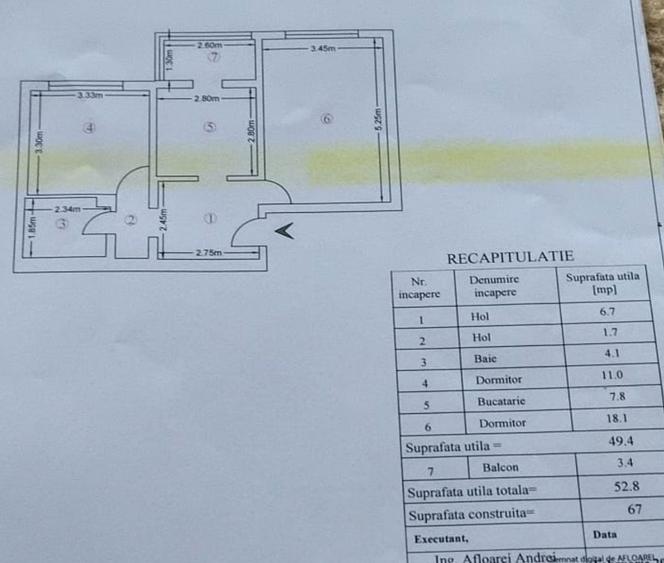 Proprietar - Vand Apartament 2 Camere + Garaj - Zona Cartier - 4