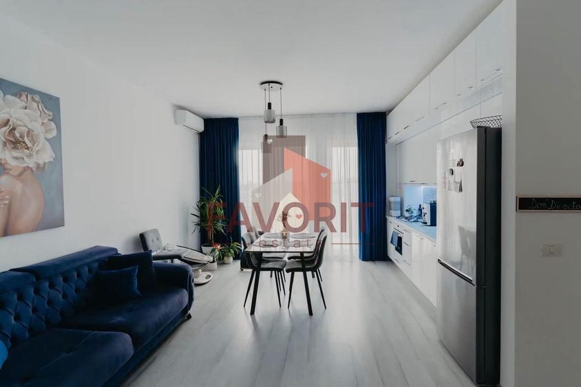 Apartament cu 2 camere semidecomandat, mobilat în Calea Urseni