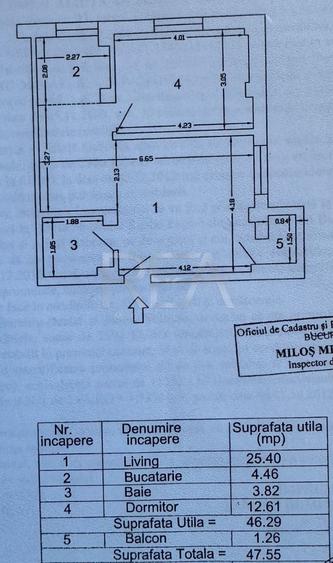 Apartament cu 2 camere semidecomandat, mobilat în Sebastian