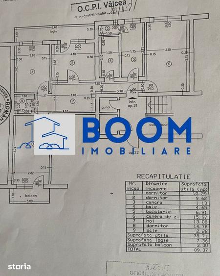 Apartament cu 4 camere decomandat, mobilat în Ostroveni