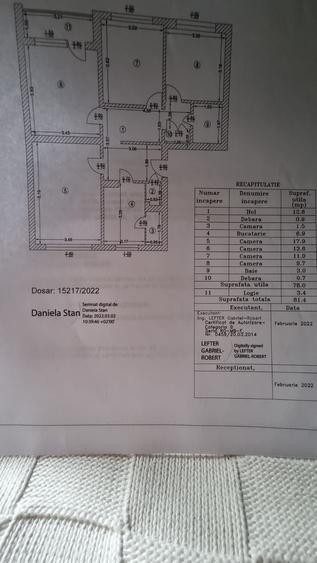 Apartament cu 4 camere decomandat în Drumul Găzarului