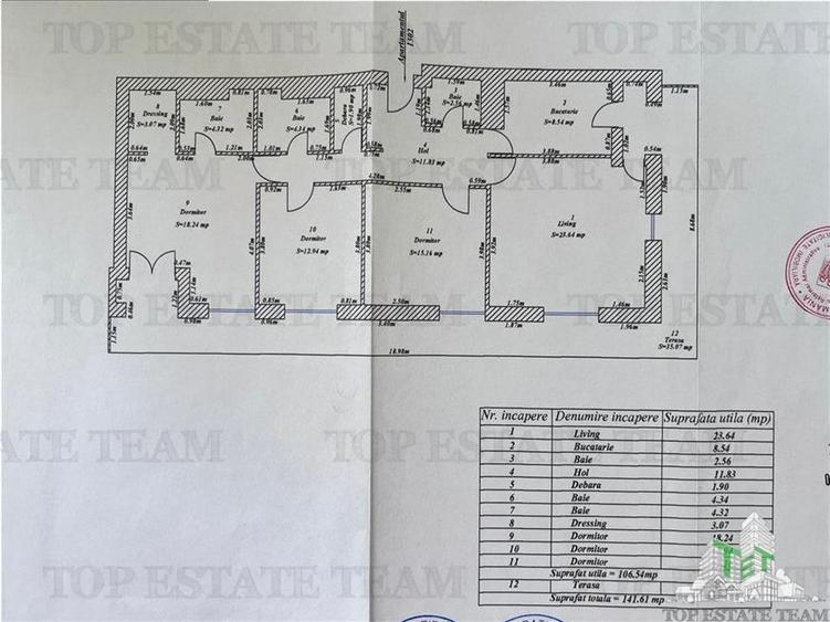 Apartament superb 4 camere, vedere panoramica spectaculoasa, Asmita Gardens - 12