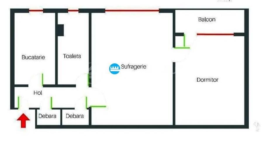 Apartament 2 camere Tudor Vladimirescu - Bucsinescu! - 5