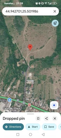 Teren intravilan de vanzare in Razvad, la 7 minute de centrul Targovistei, drum acces privat 9 m latime, 19.000 m2 - 2