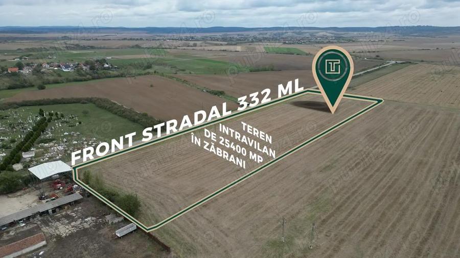 Teren intravilan de 25400 mp cu poten?ial excep?ional pentru investi?ie in Zabrani - 4