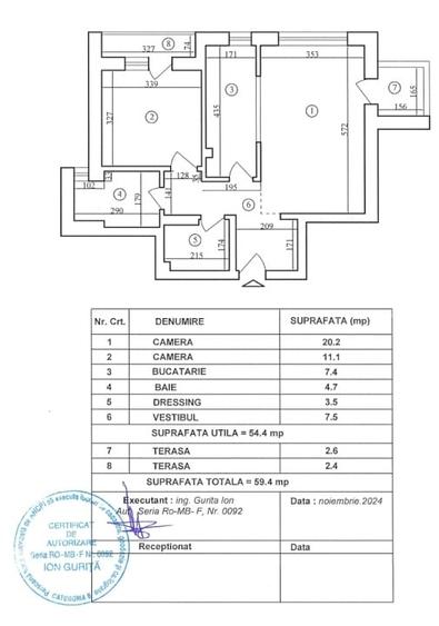 Apartament 2 camere central Otopeni, mobilat si utilat modern - 20