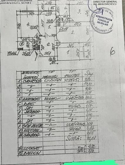 Apartament 4 camere Costin Georgian