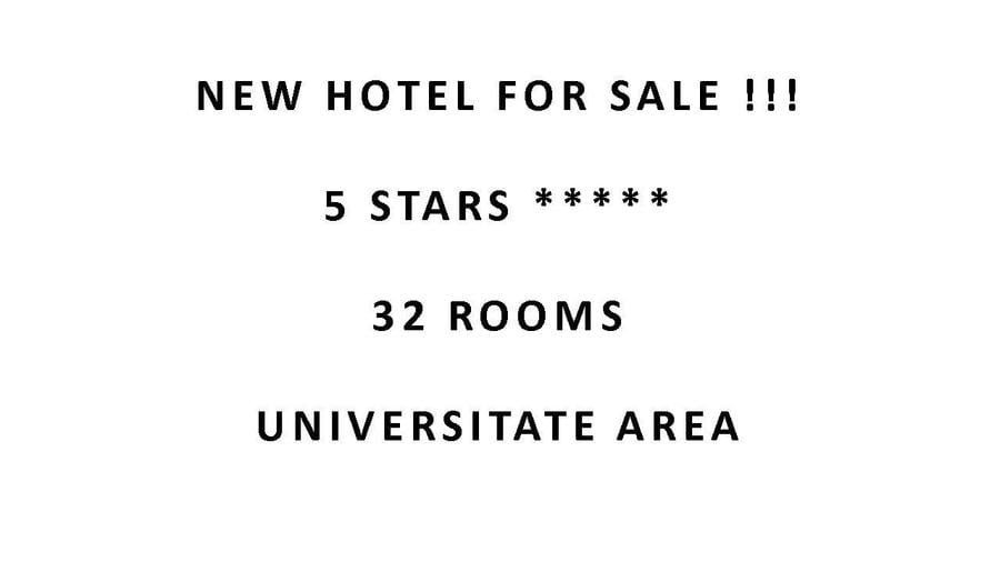 Comision 0% - Hotel 32 Camere - 5STARS | 25 Locuri parcare